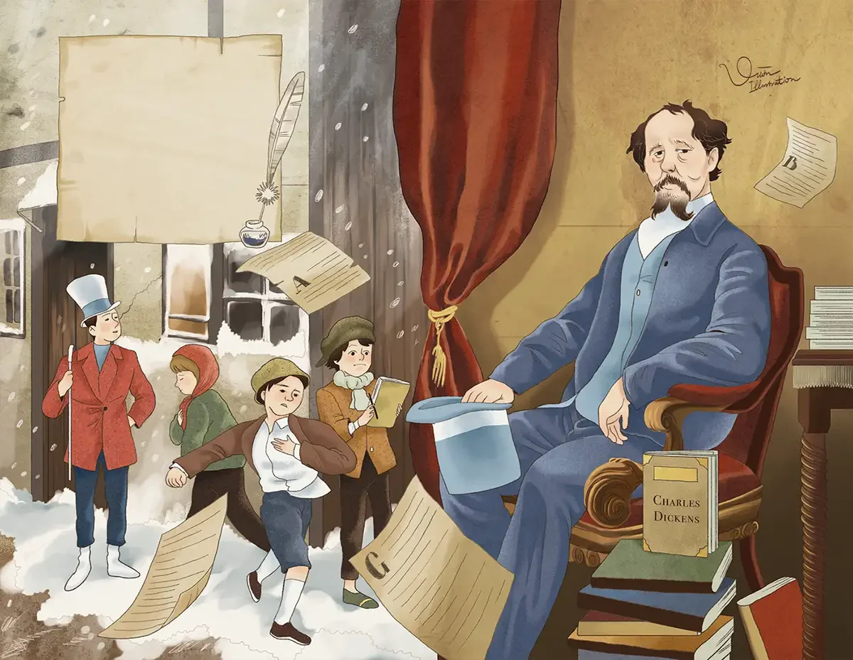 Чарльз Диккенс иллюстрации