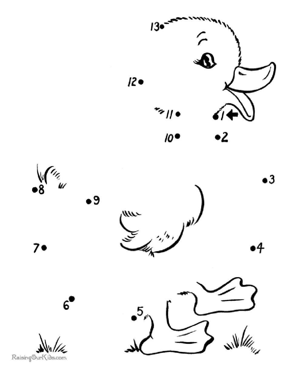 Соединить по точкам для детей