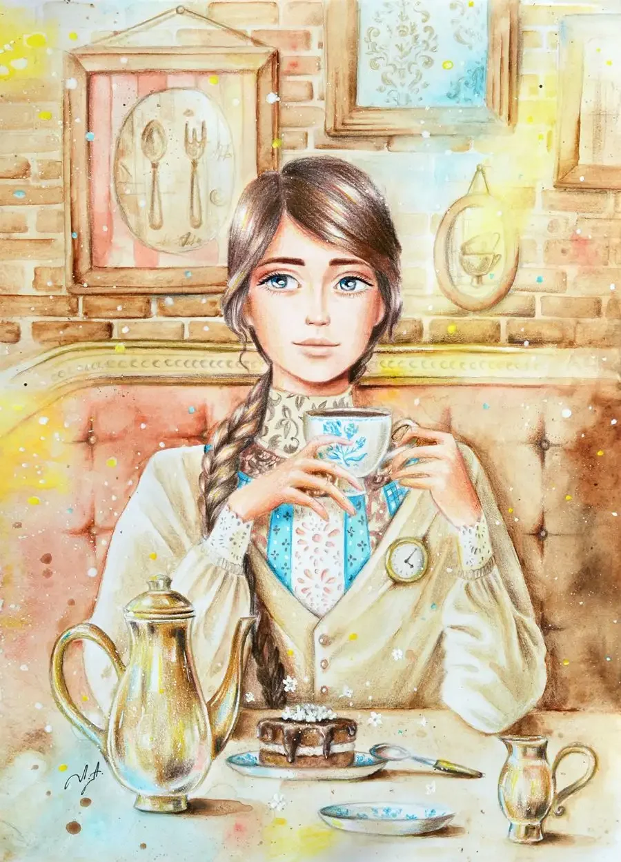 Художник-иллюстратор Александра Лиукконен