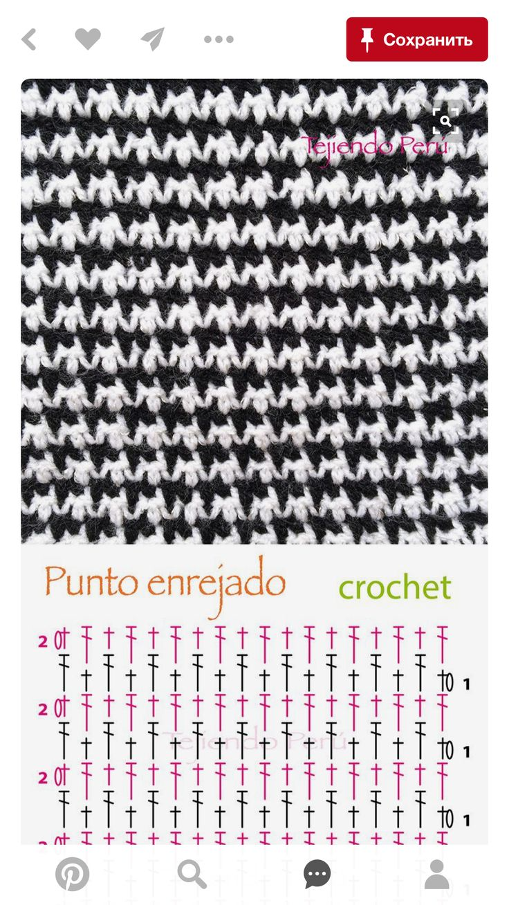 Узор гусиные лапки от светланы берсановой