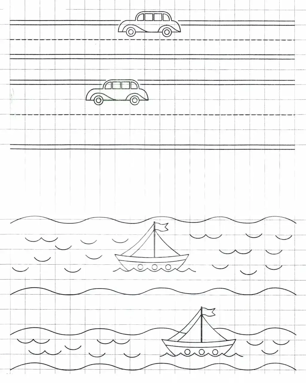 Графомоторные дорожки 3 года