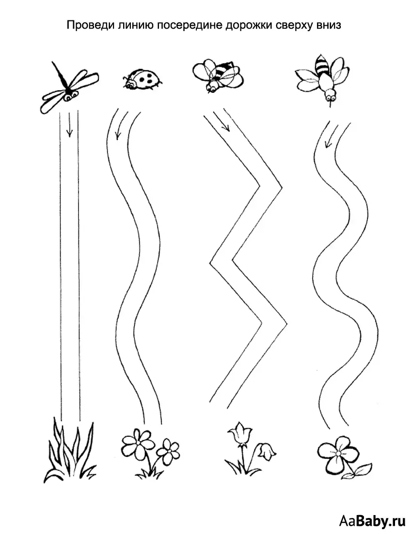 Раскраска узкий широкий