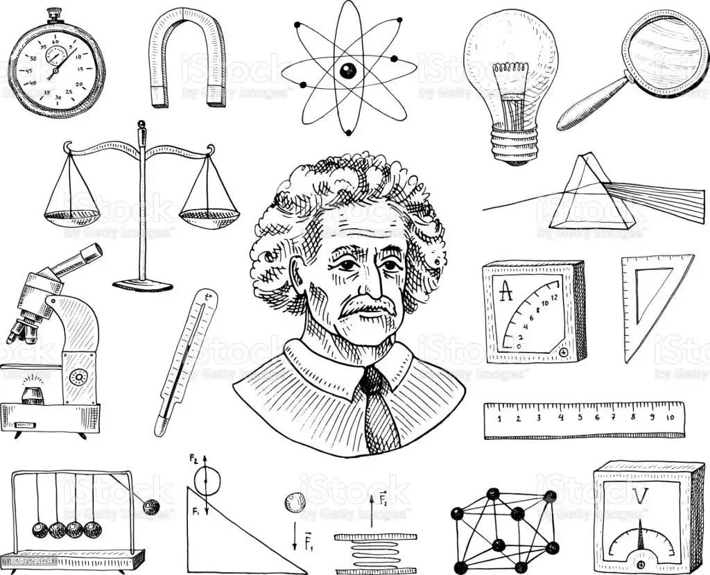 Научная лаборатория для детей в раскрасках