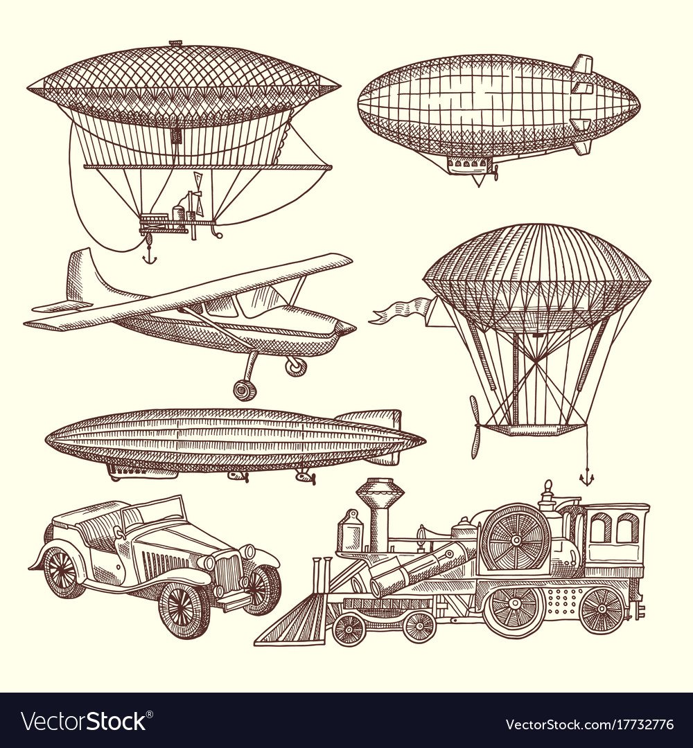 Воздушный шар набросок