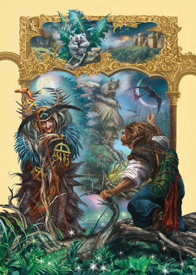 Таинственный сад художник Тарнавская