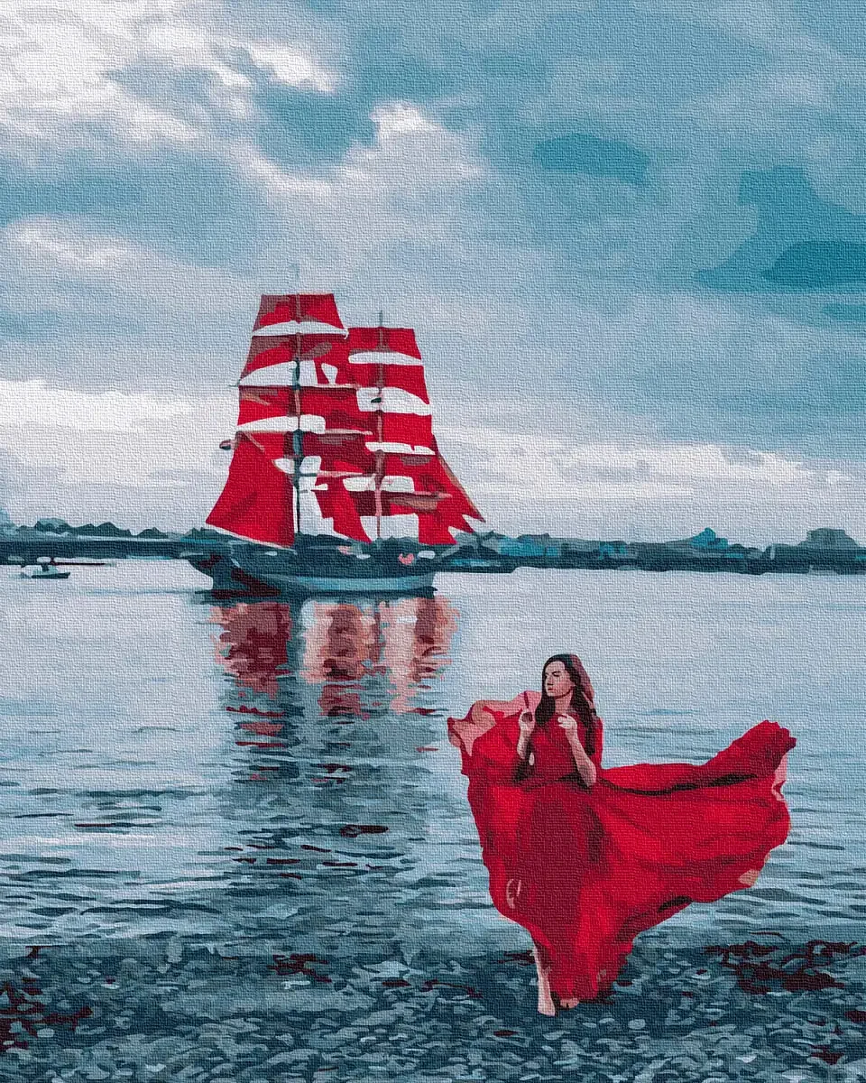 Корабль с алыми парусами и Ассоль