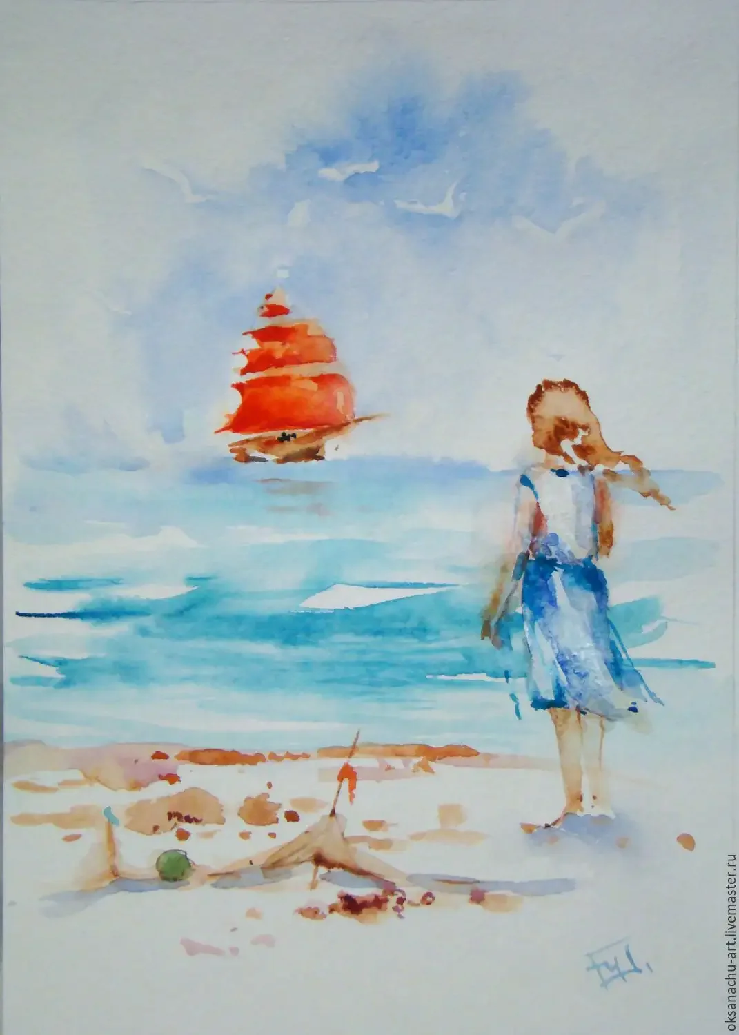 Алые паруса море Ассоль