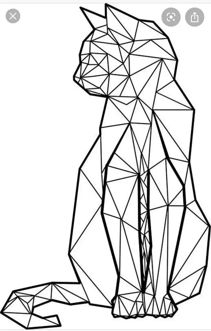 Геометрические фигуры животных