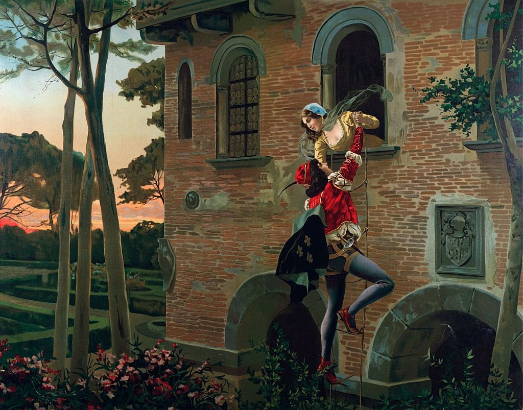 Ромео под балконом Джульетты