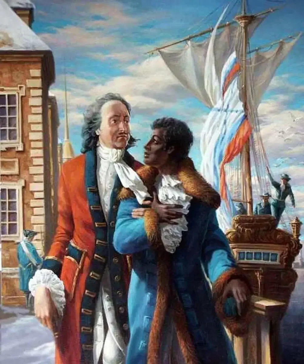 Петр 1 и арап Петра Великого