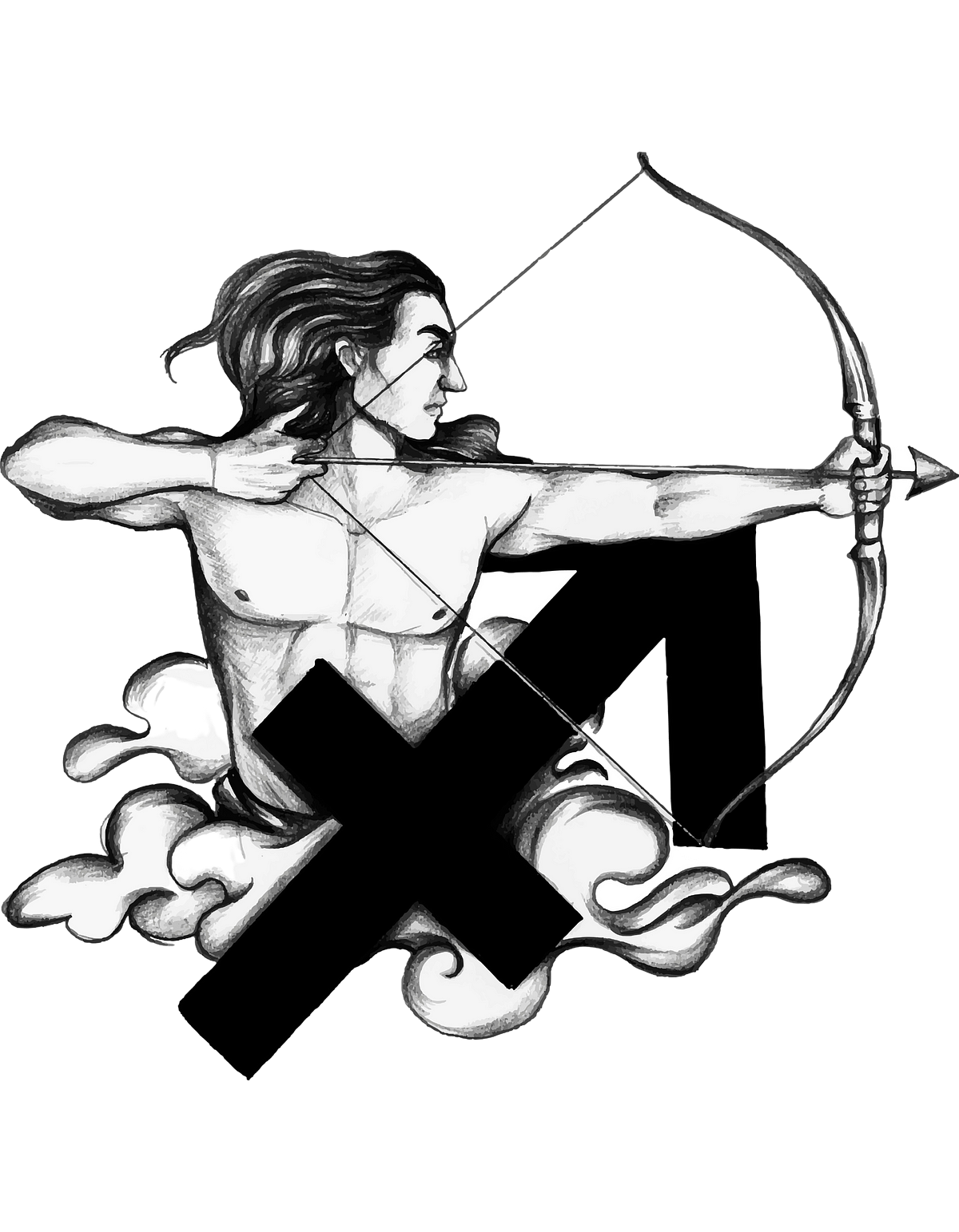 Векторные изображения Стрелец