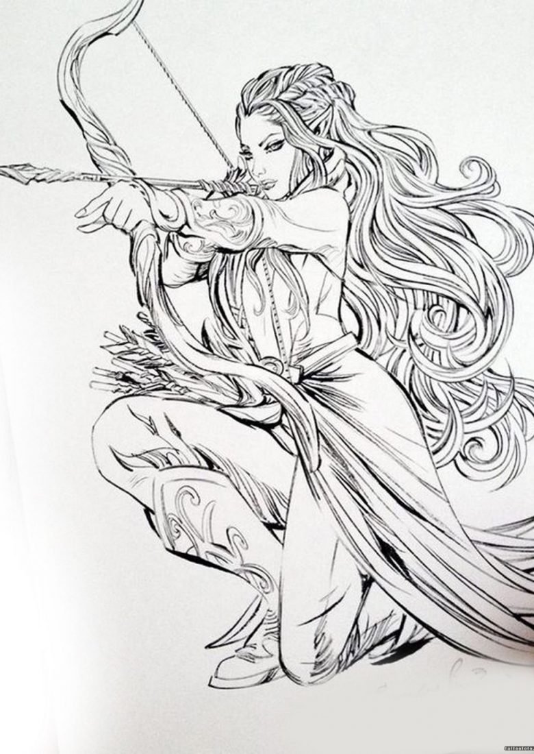 Тату знак зодиака Стрелец Созвездие