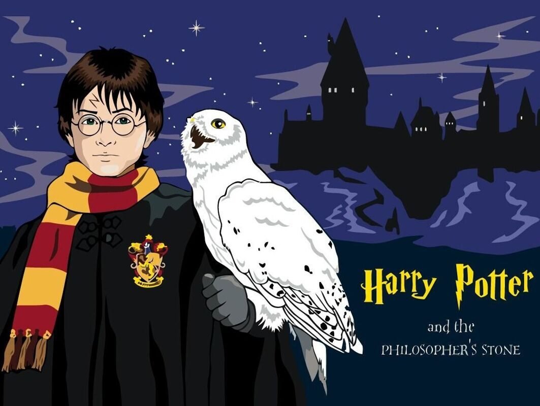 Гарри Поттер раскраска для детей