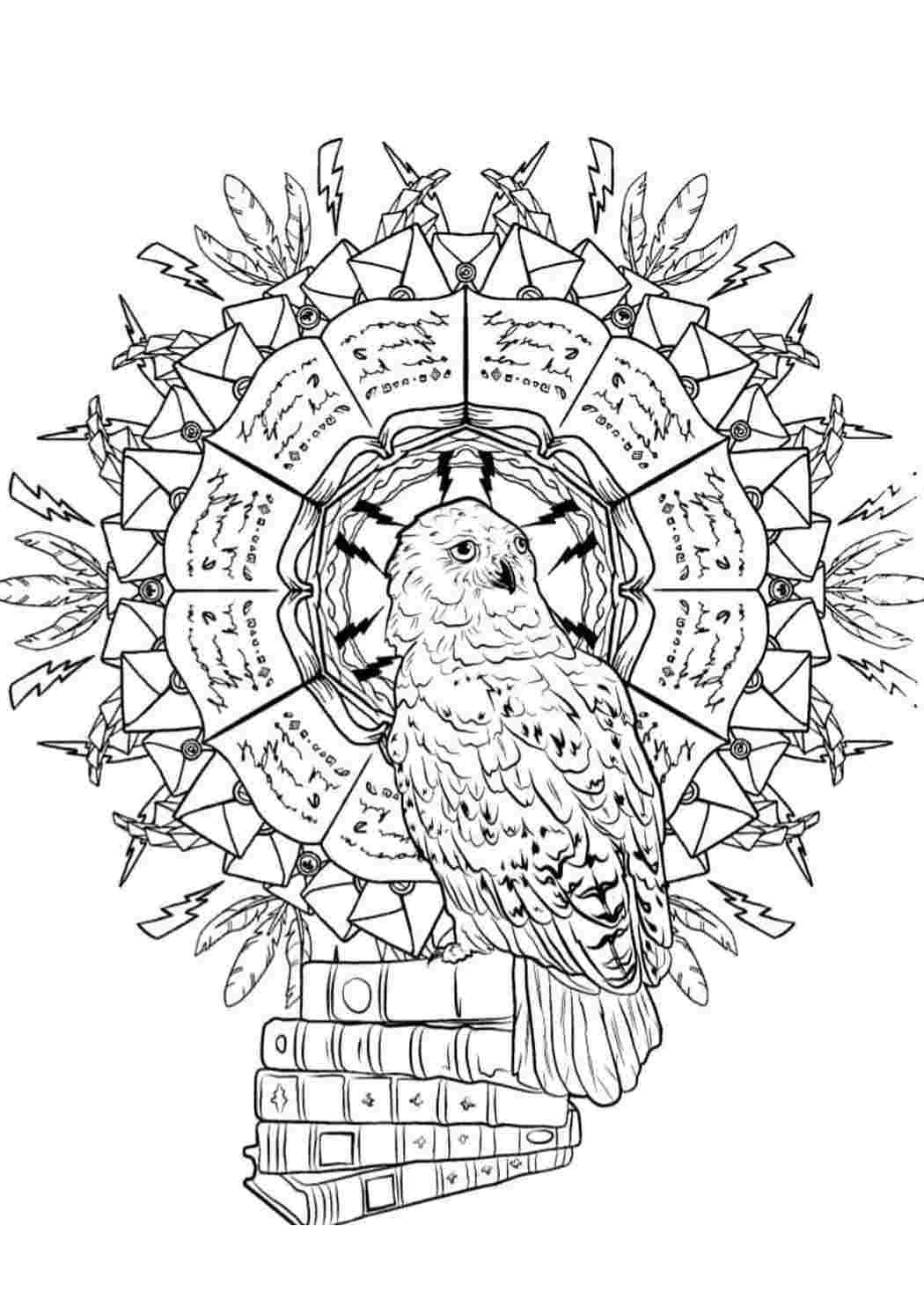 Гарри Поттер эмблема Сова