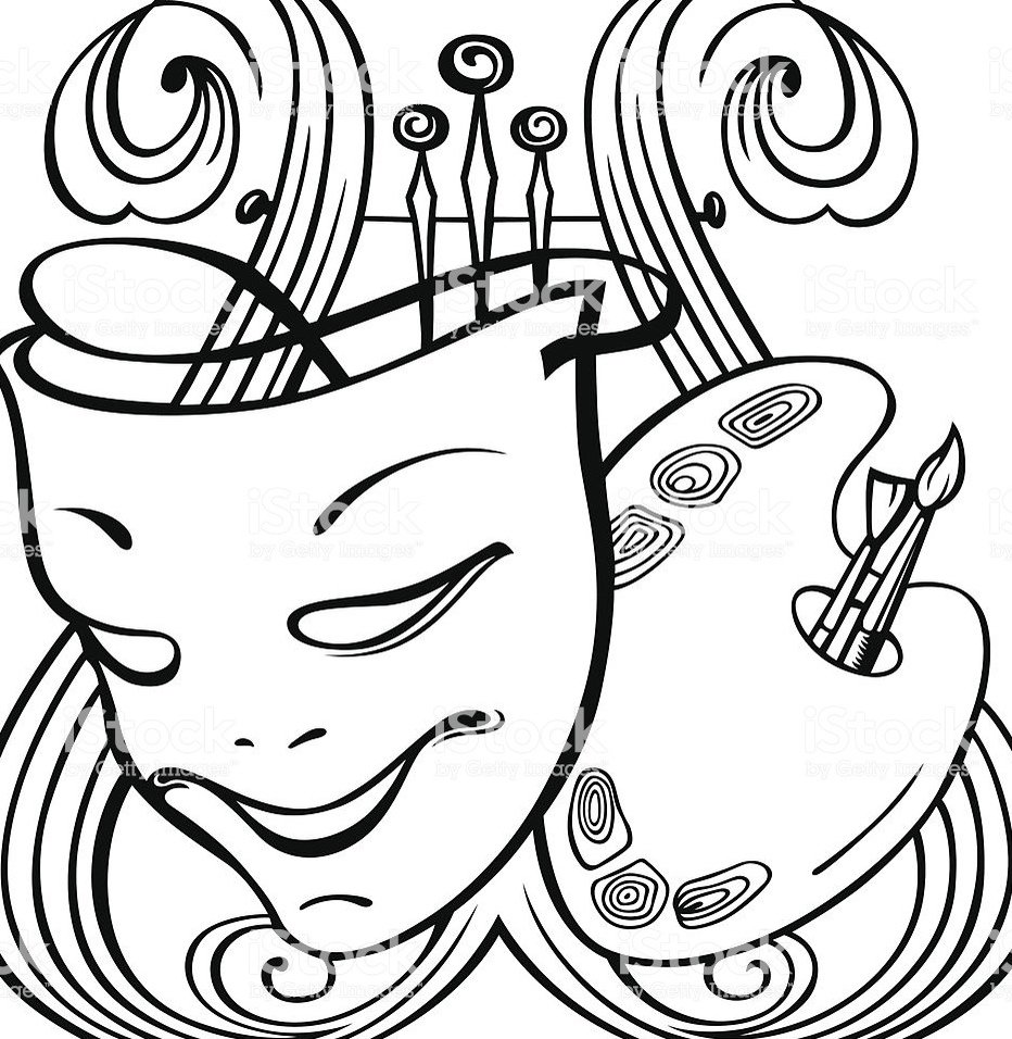 Балерины для рисования одежды