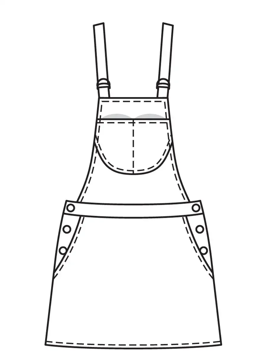 Лекало сарафана для девочки