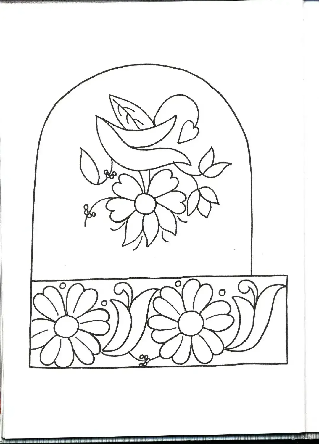 Татарский орнамент калфак