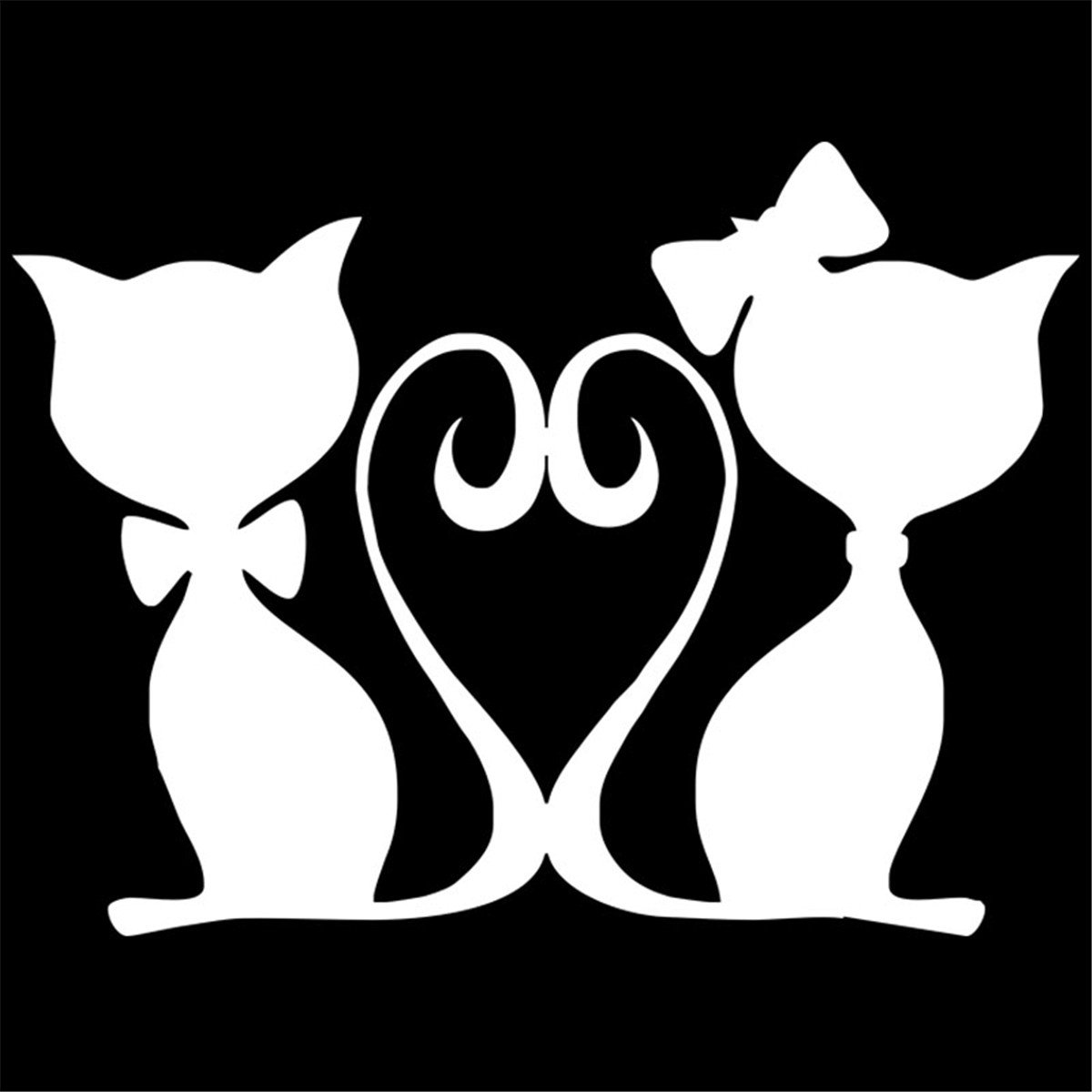 Трафареты кошек для декора