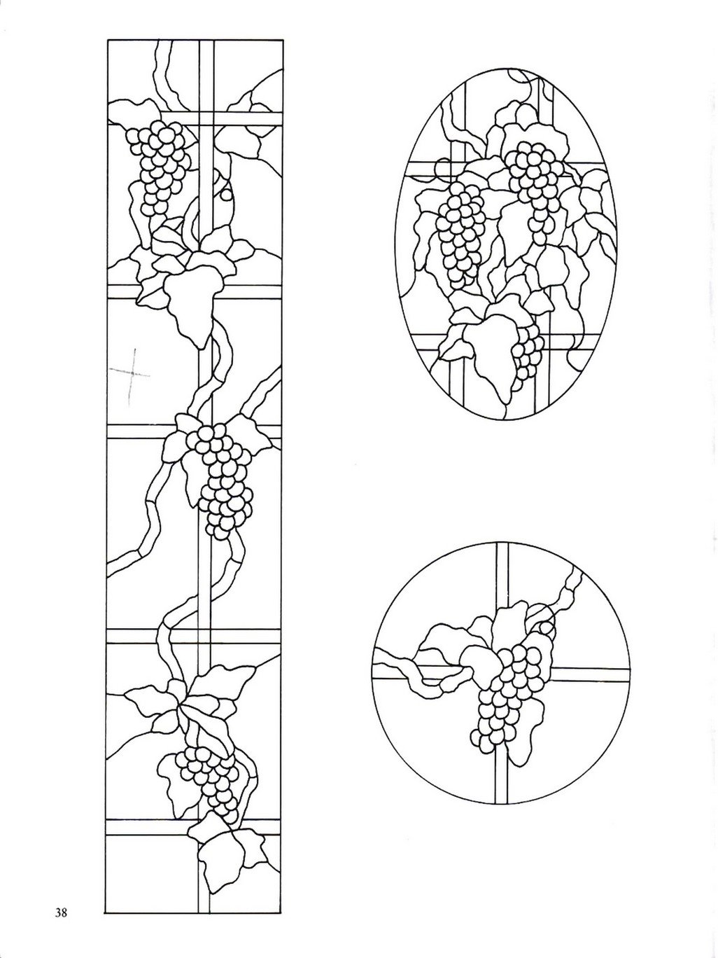 Шаблоны для росписи подсвечника