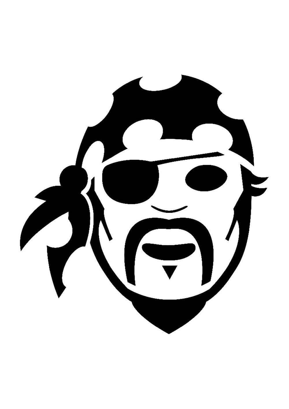 Pirates трафарет