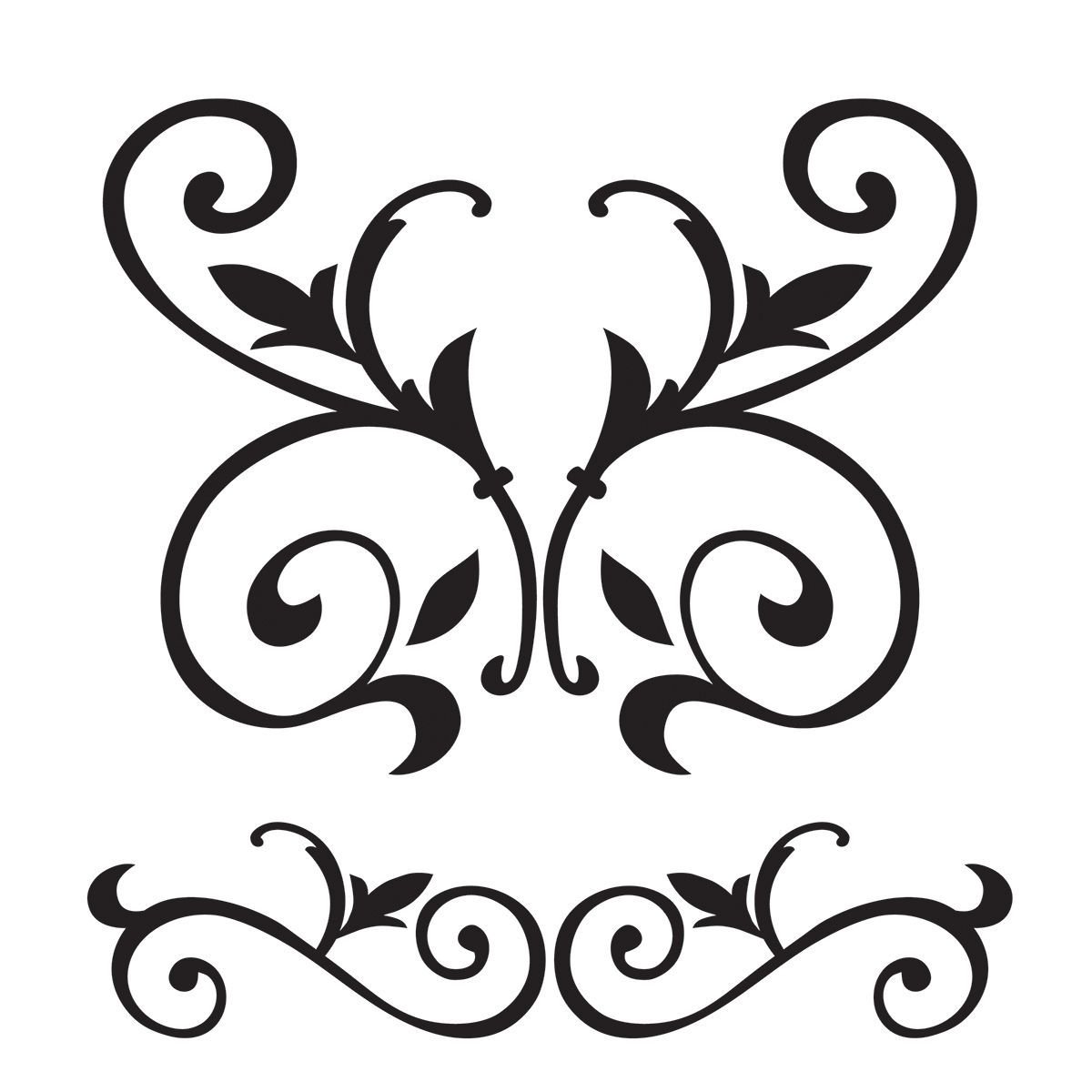 Трафарет цветов для панно