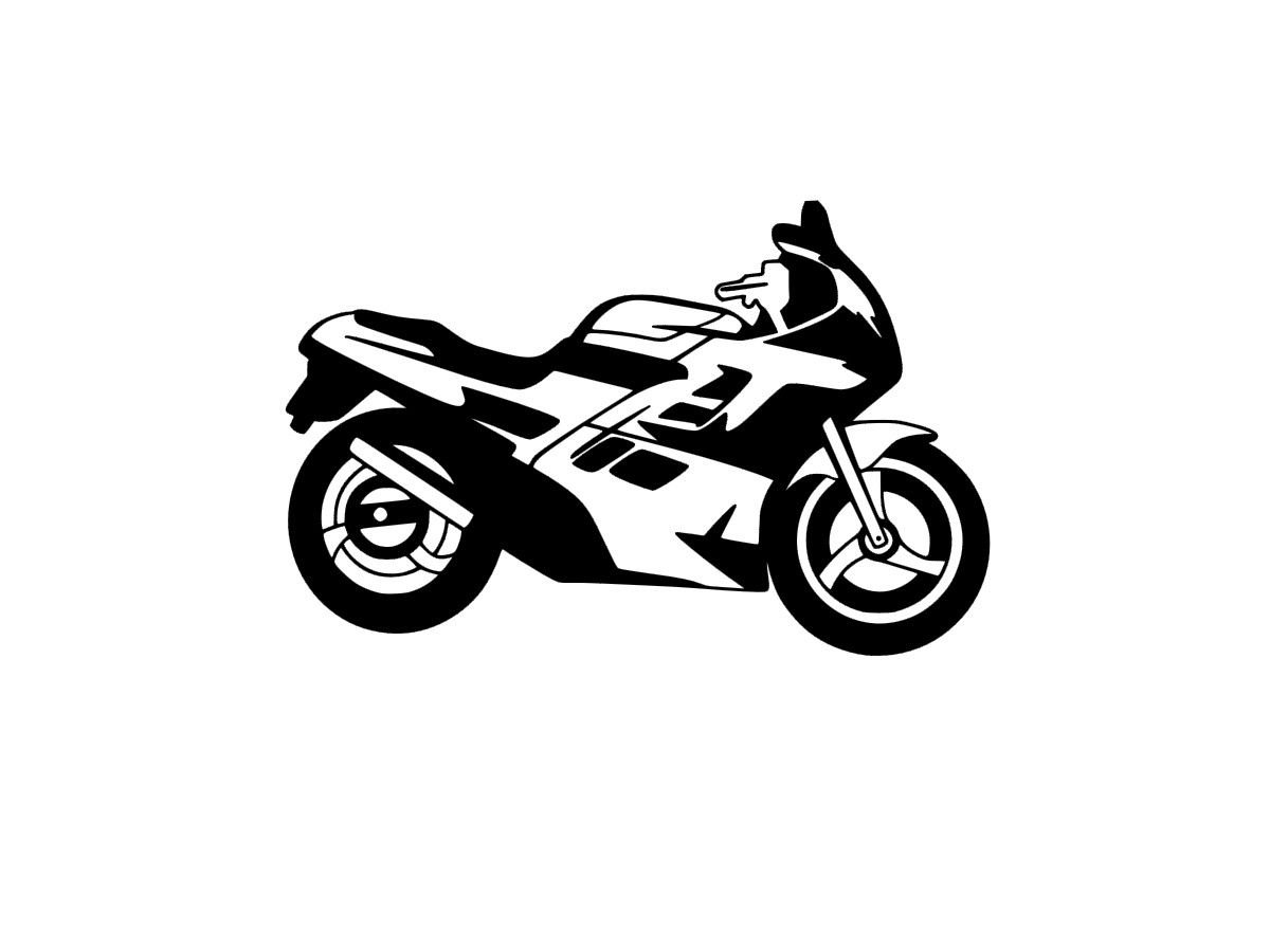 Стикер мотоцикл