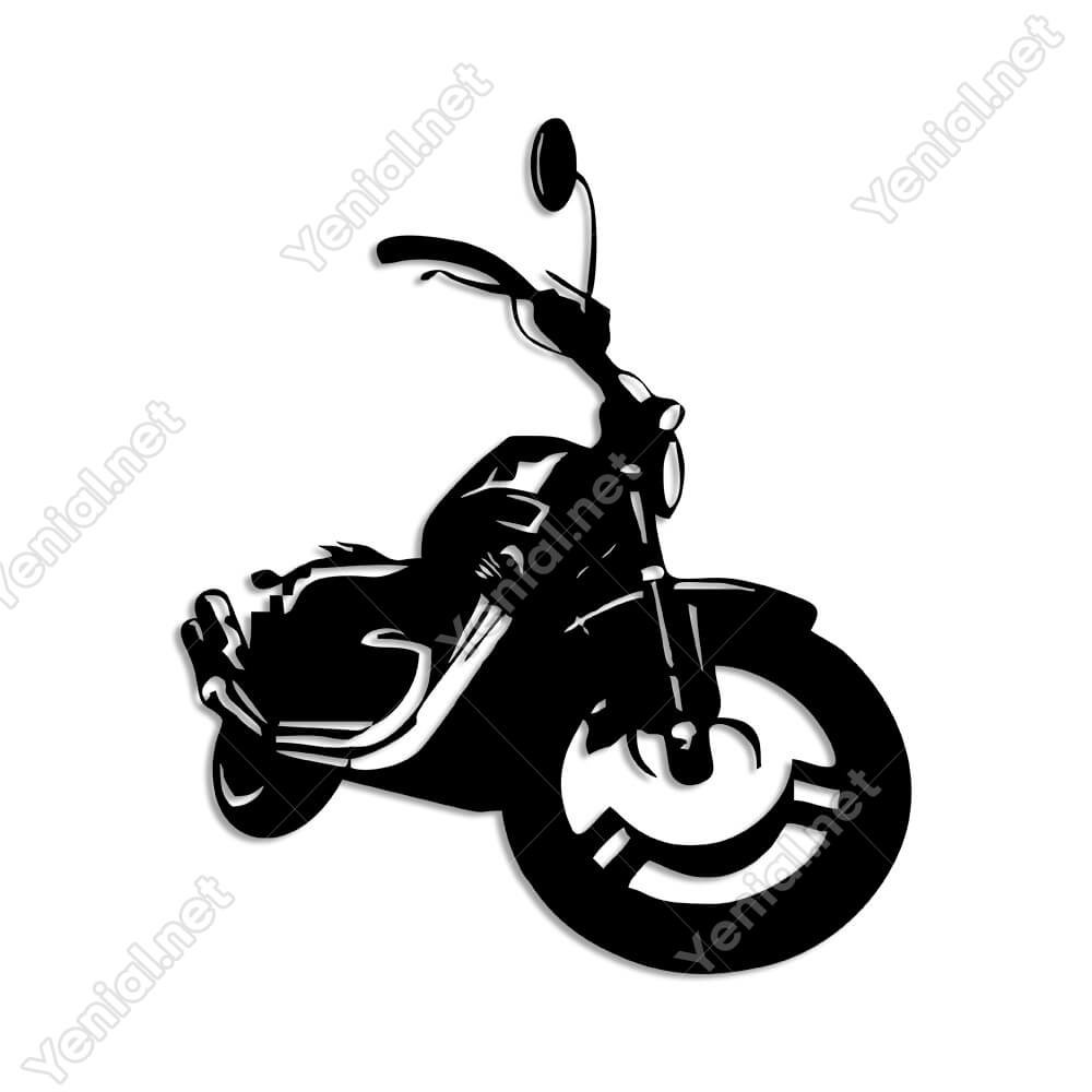 Трафарет эндуро мотоцикла