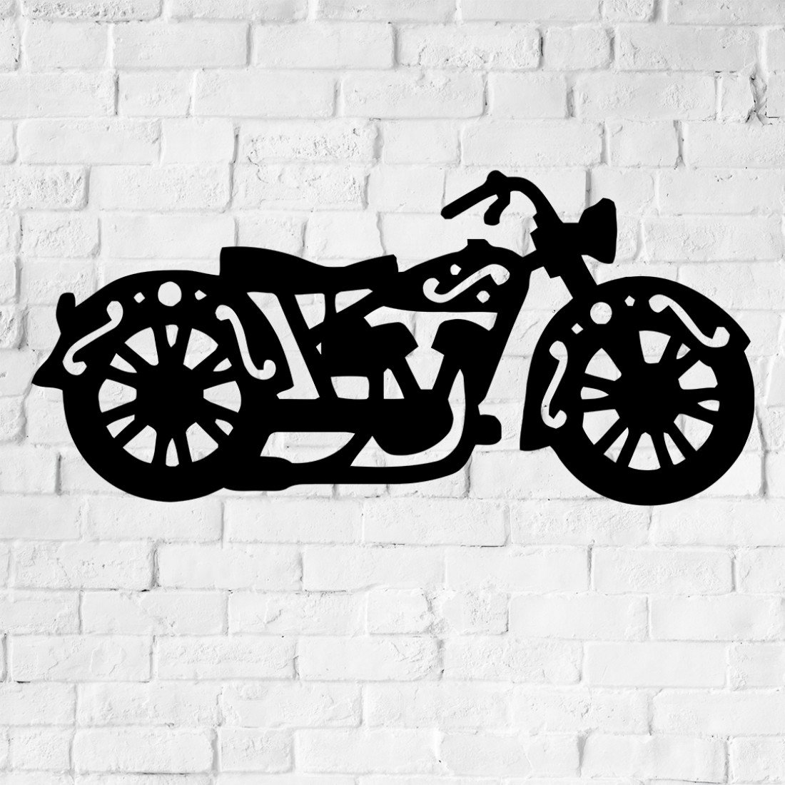 Трафарет мотоцикла