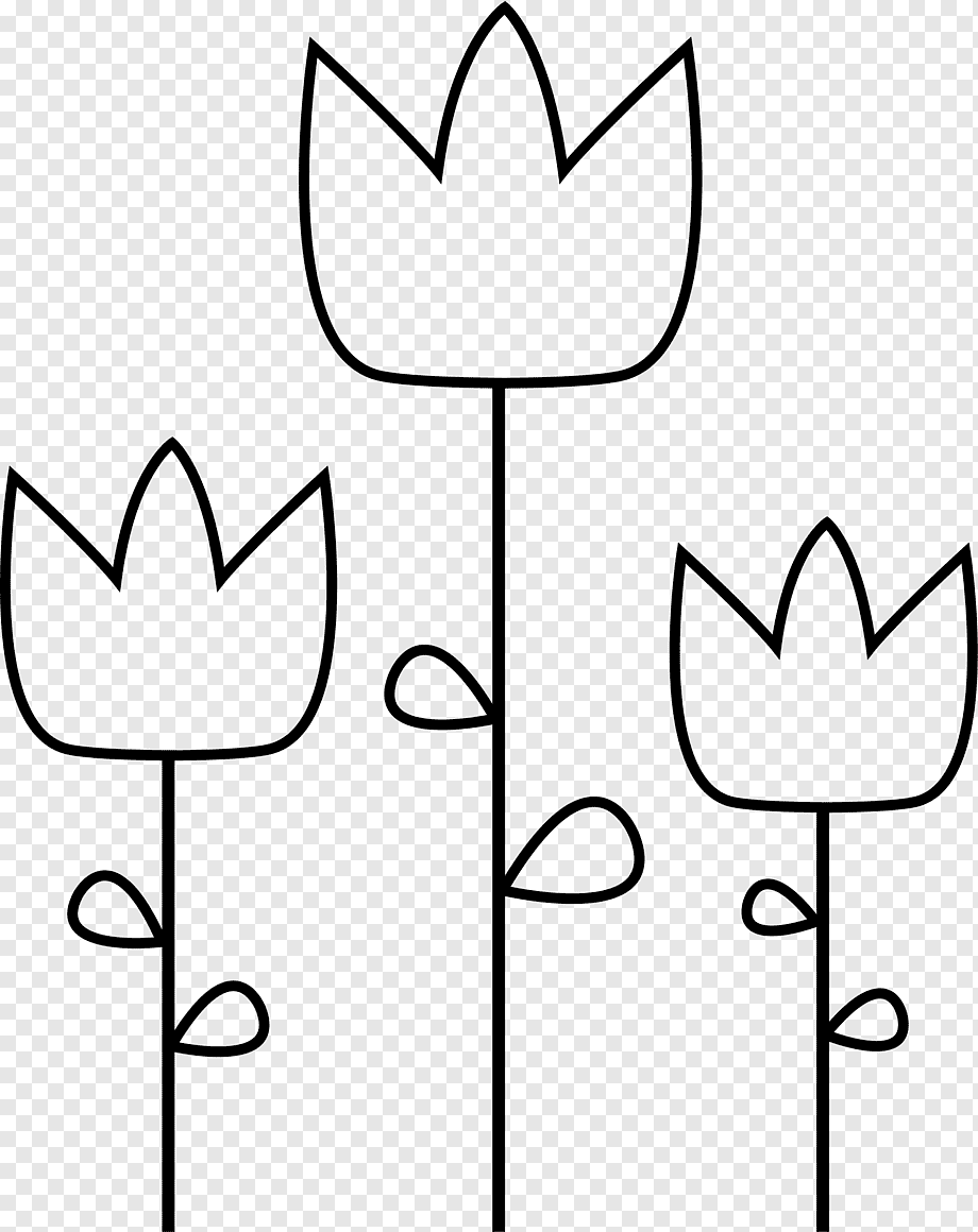 Трафарет цветов для раскрашивания