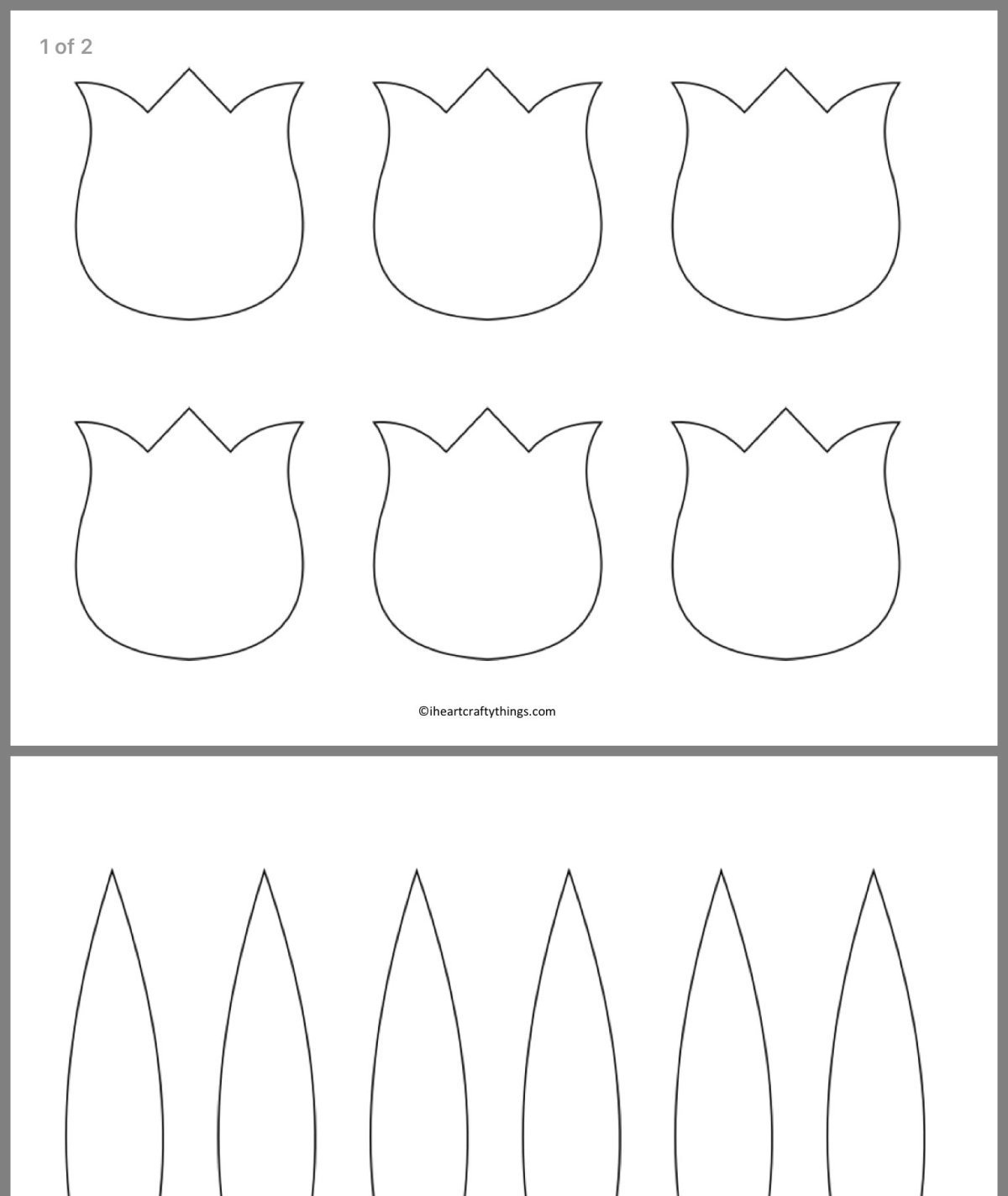 Весенняя аппликация шаблон