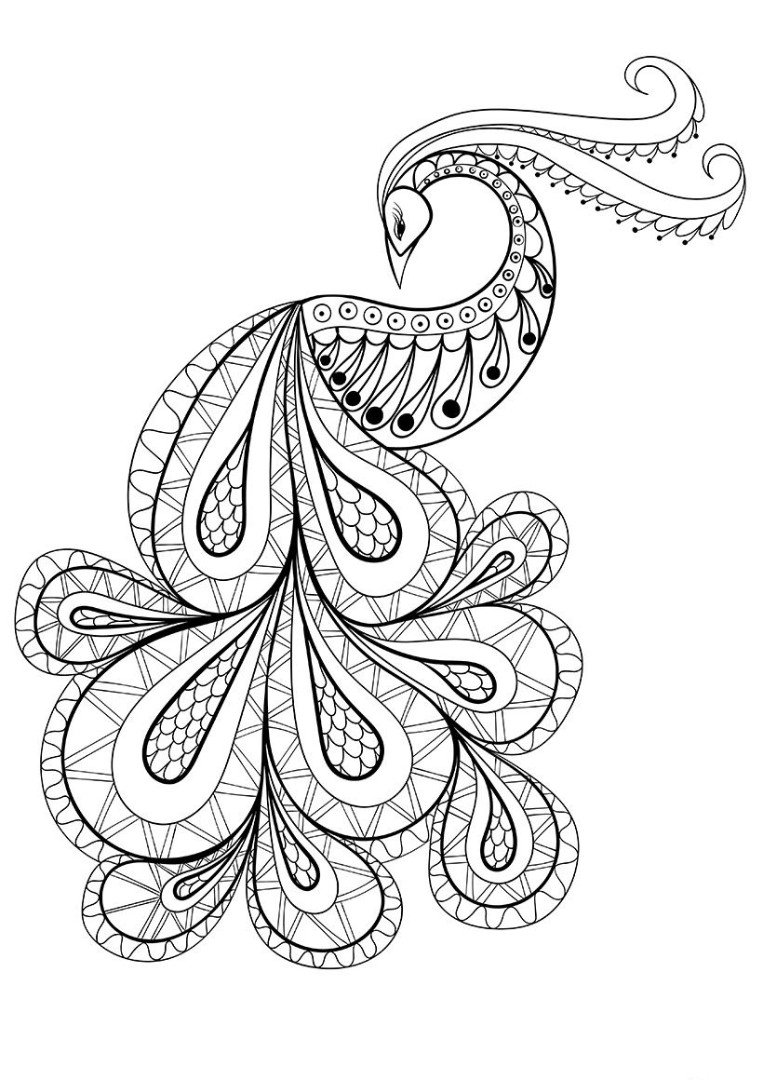 Трафарет Жар птицы для филиграни