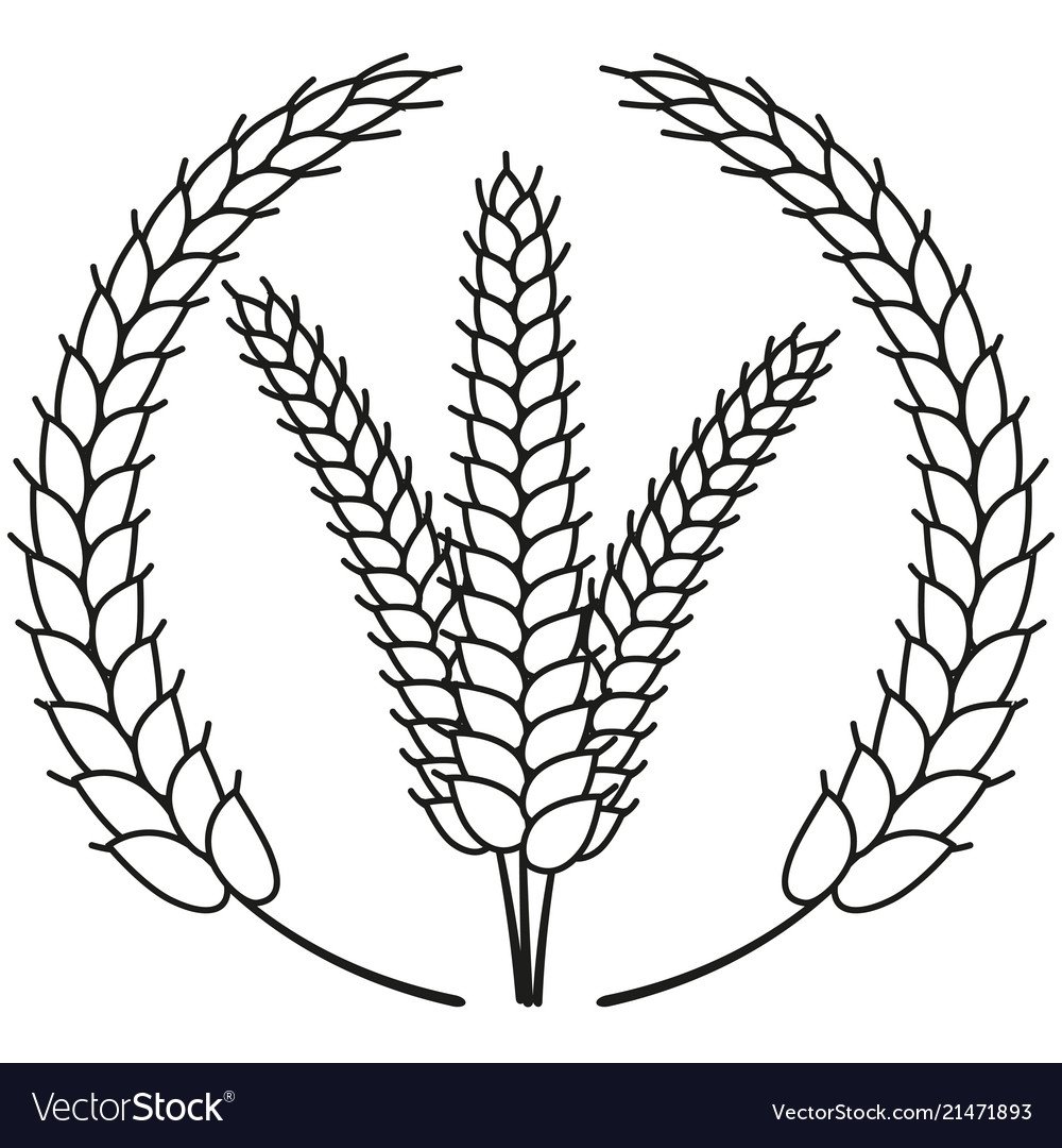 Пшеница силуэт