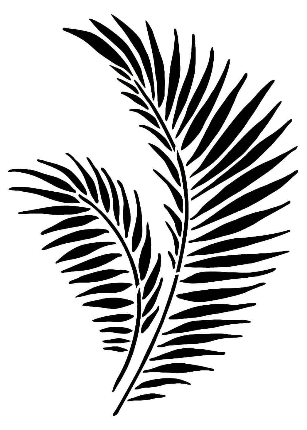 Лист папоротника