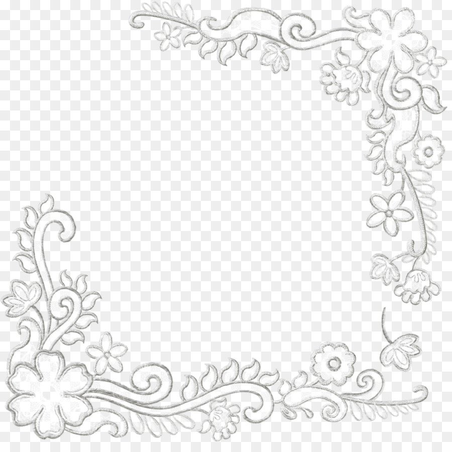 Угловой цветочный орнамент