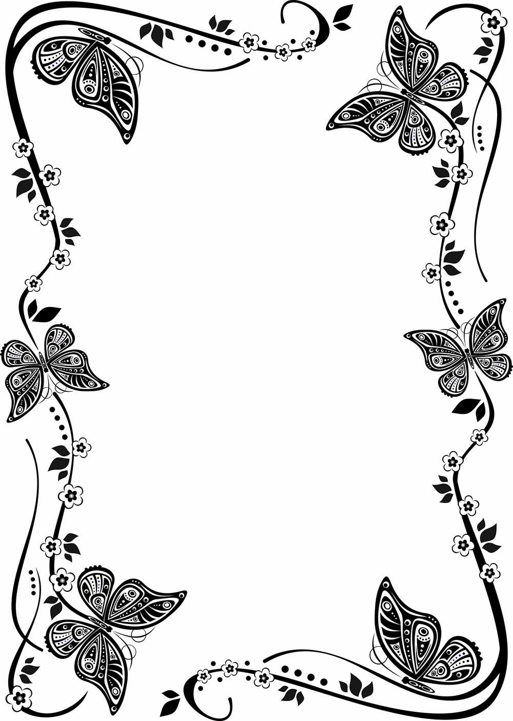 Красивый трафарет для письма