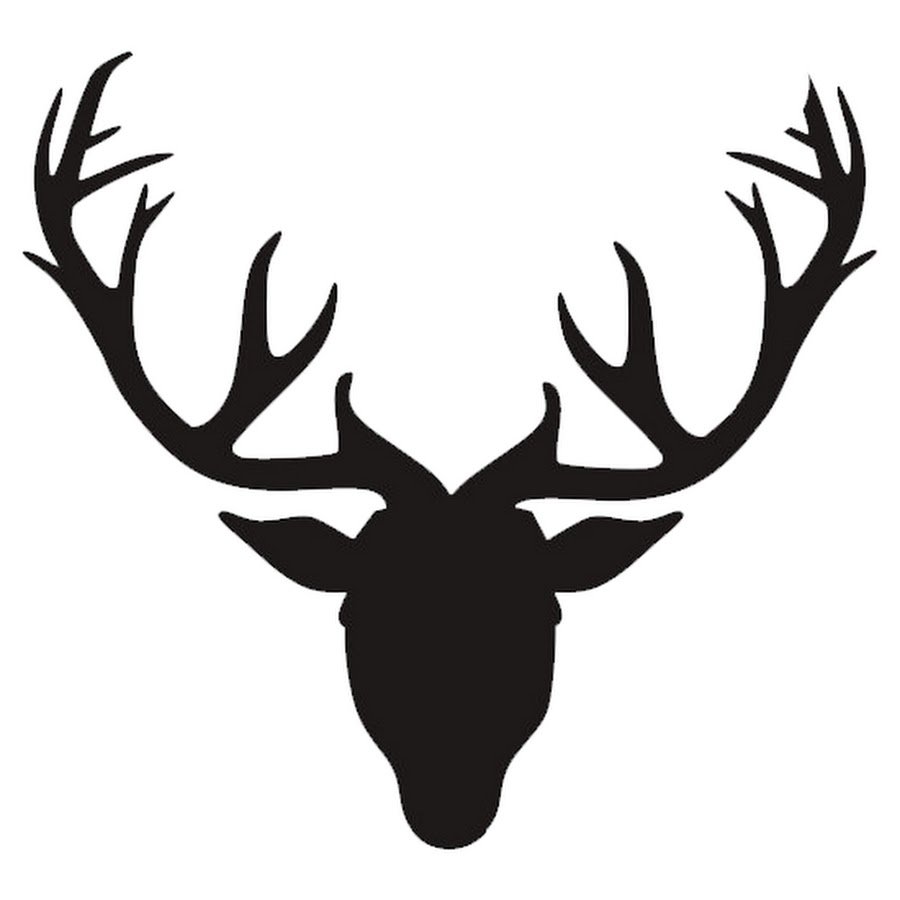 Трафарет Рогов оленя