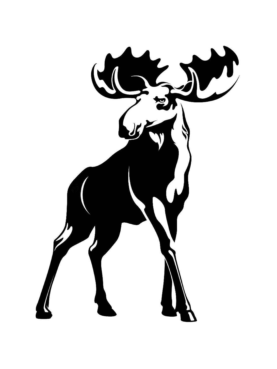 Лось вектор