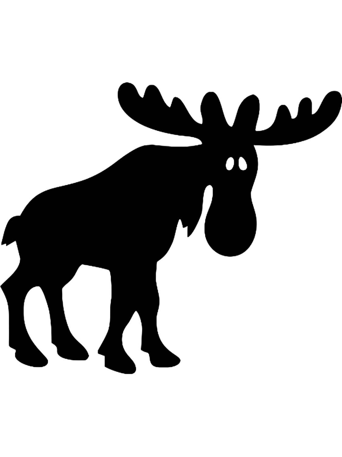 Наклейка на авто Лось