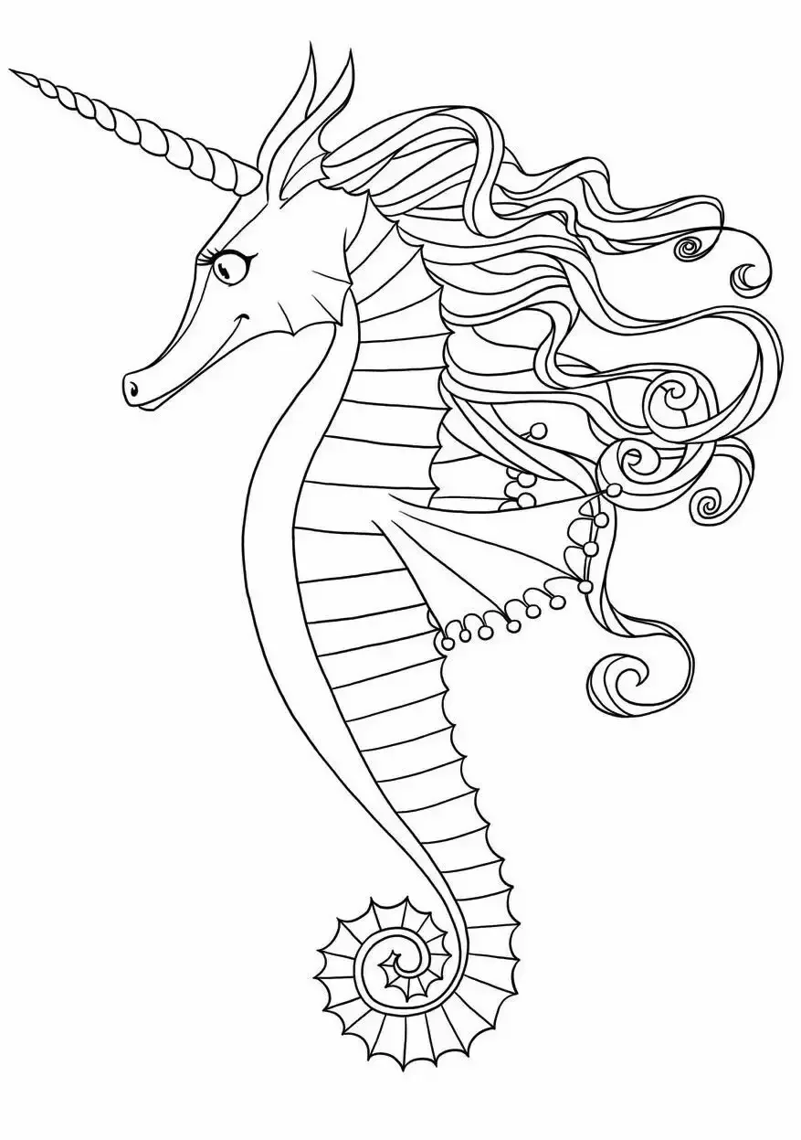 Пони Единорог раскраска