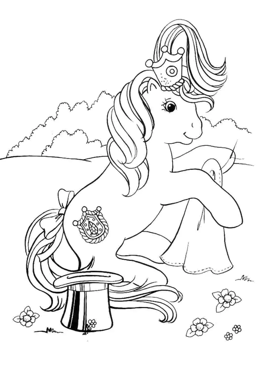 Единорог с хвостом русалки раскраска