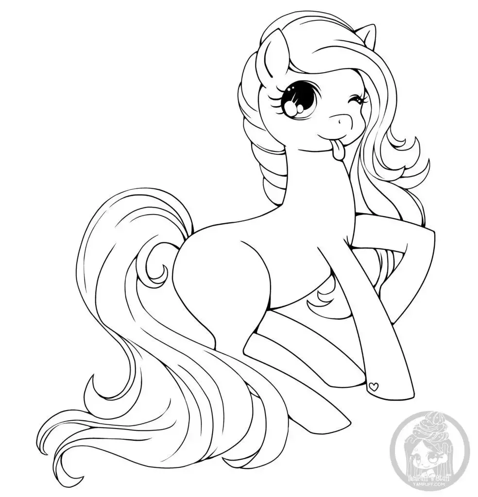 Раскраска Единороги