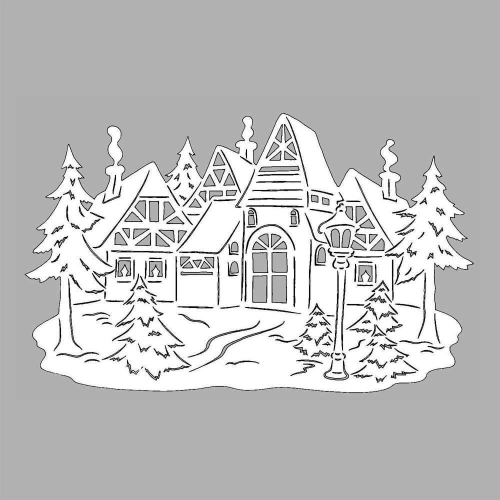 Силуэт оленя в лесу