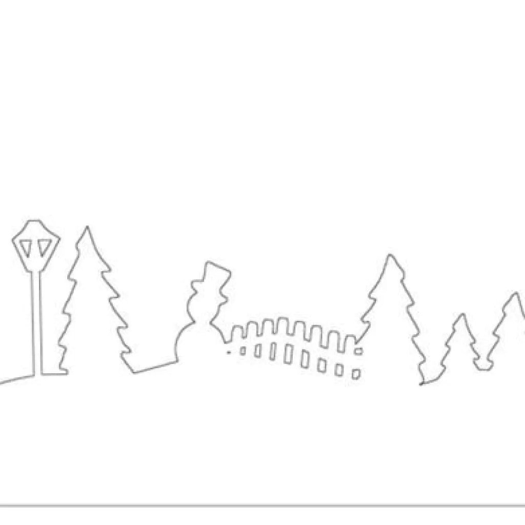 Новогодние трафареты на окн