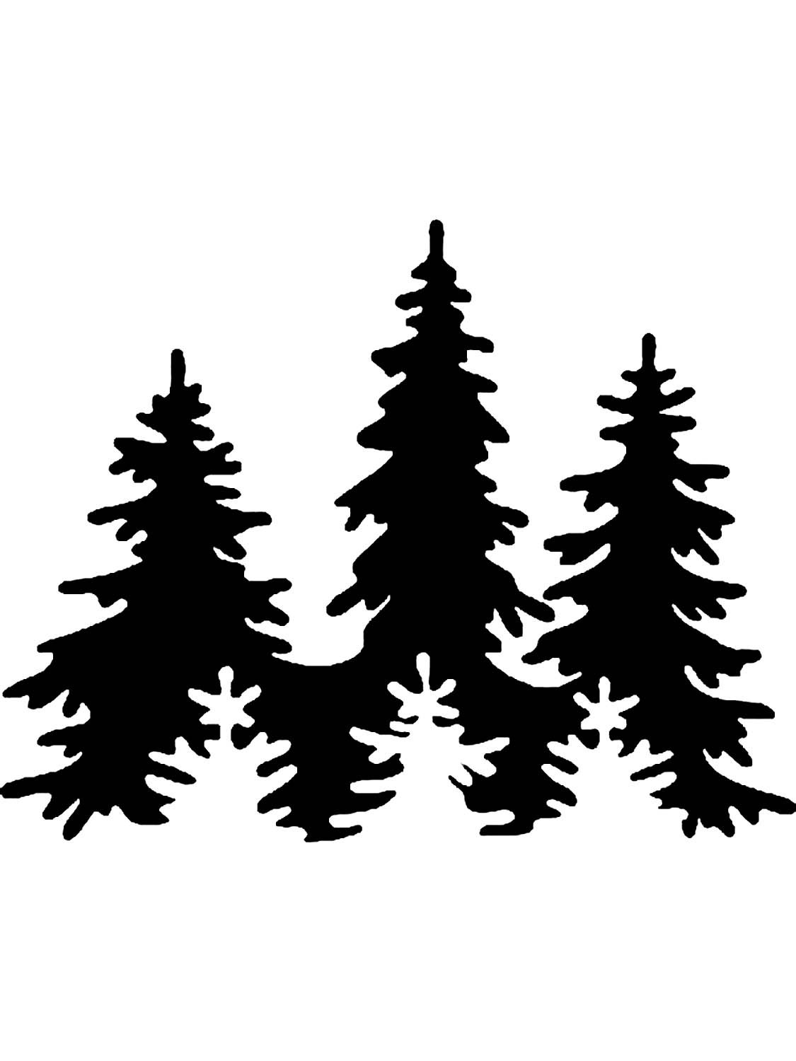 Елки для плоттерной резки