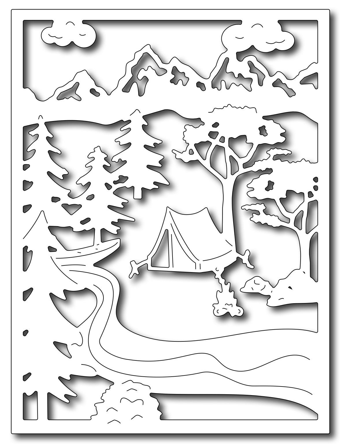 Трафареты на окна дерево