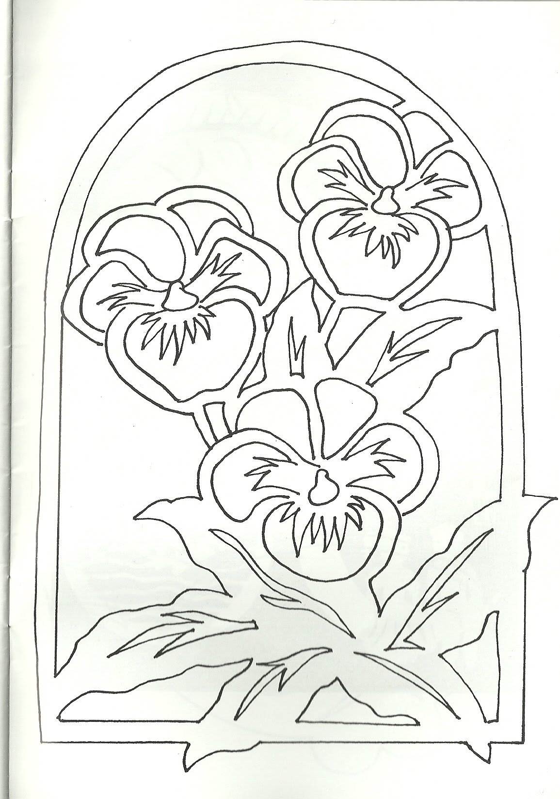 Вырезные цветы на окна