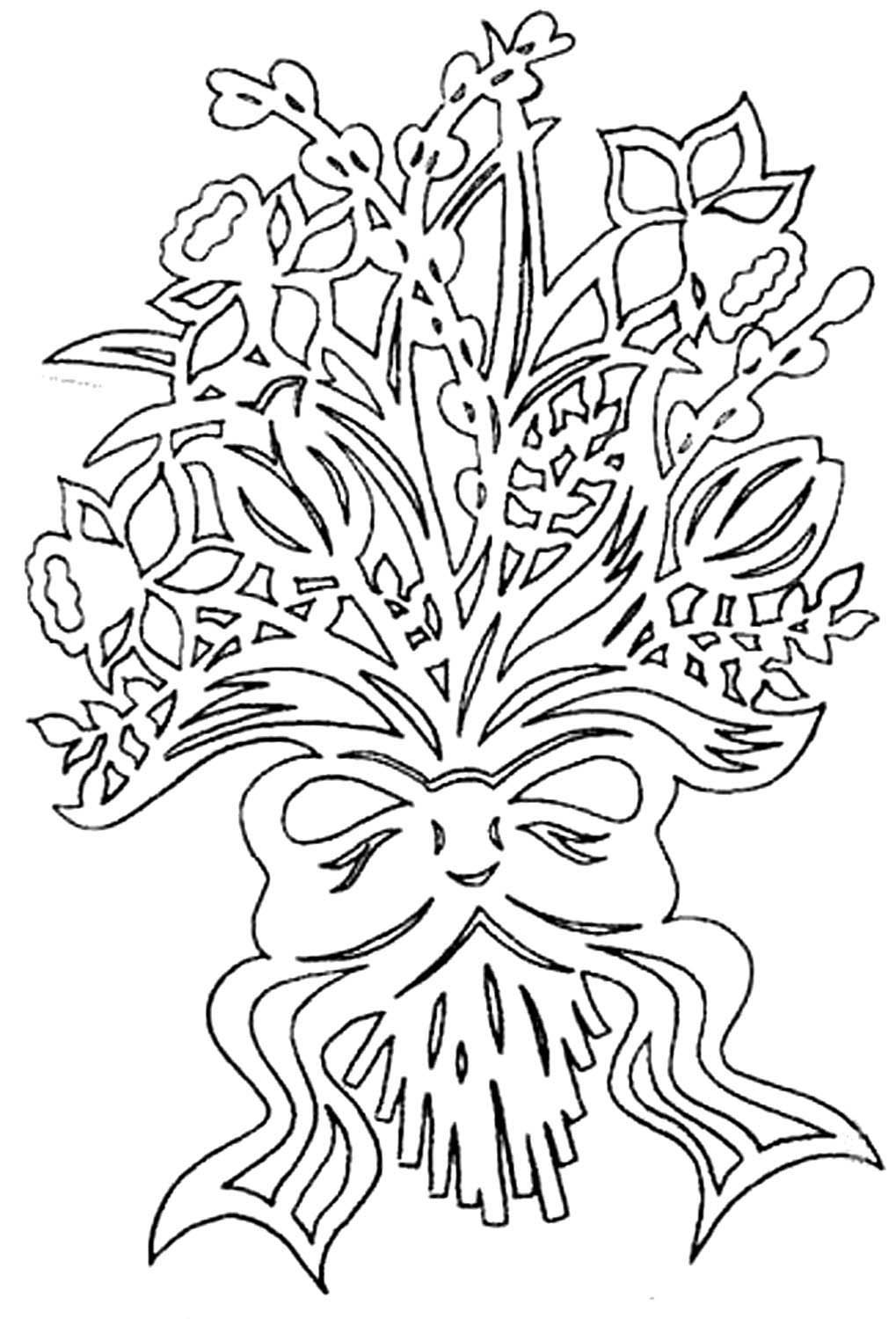 Цветы для вырезания