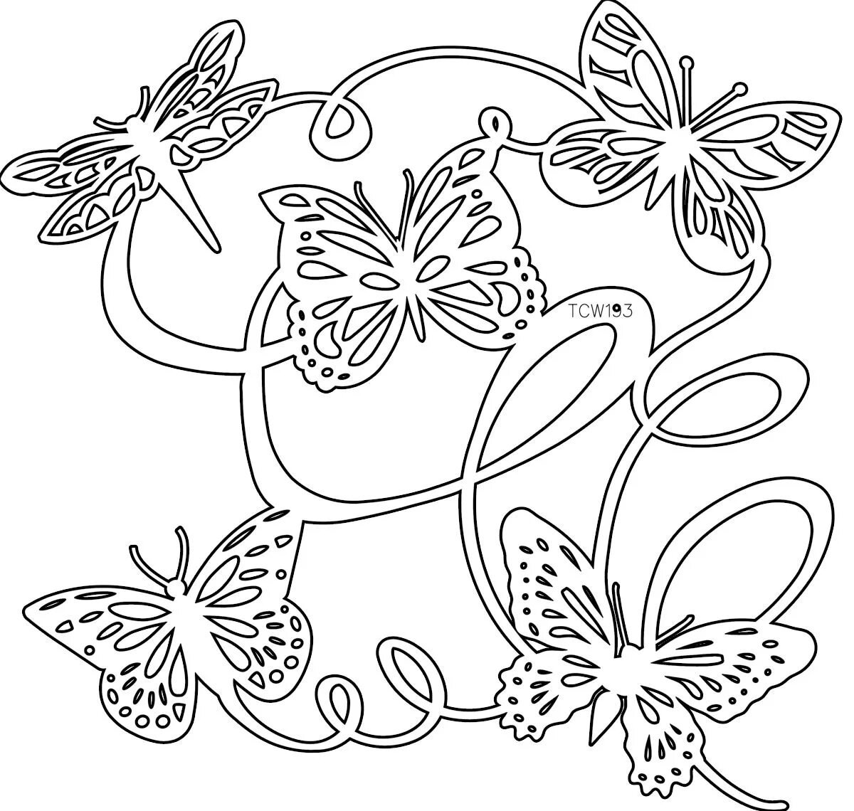 Трафареты маленьких цветов