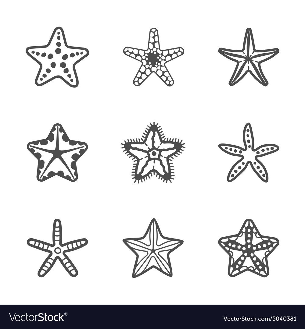 Морские трафареты для декора