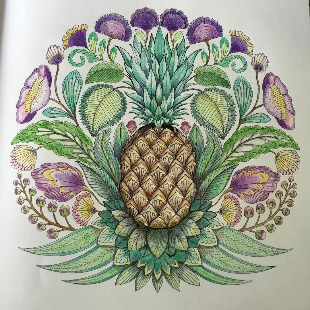 Цветы скетч маркерами